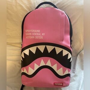 Rare Pink sprayground school bag